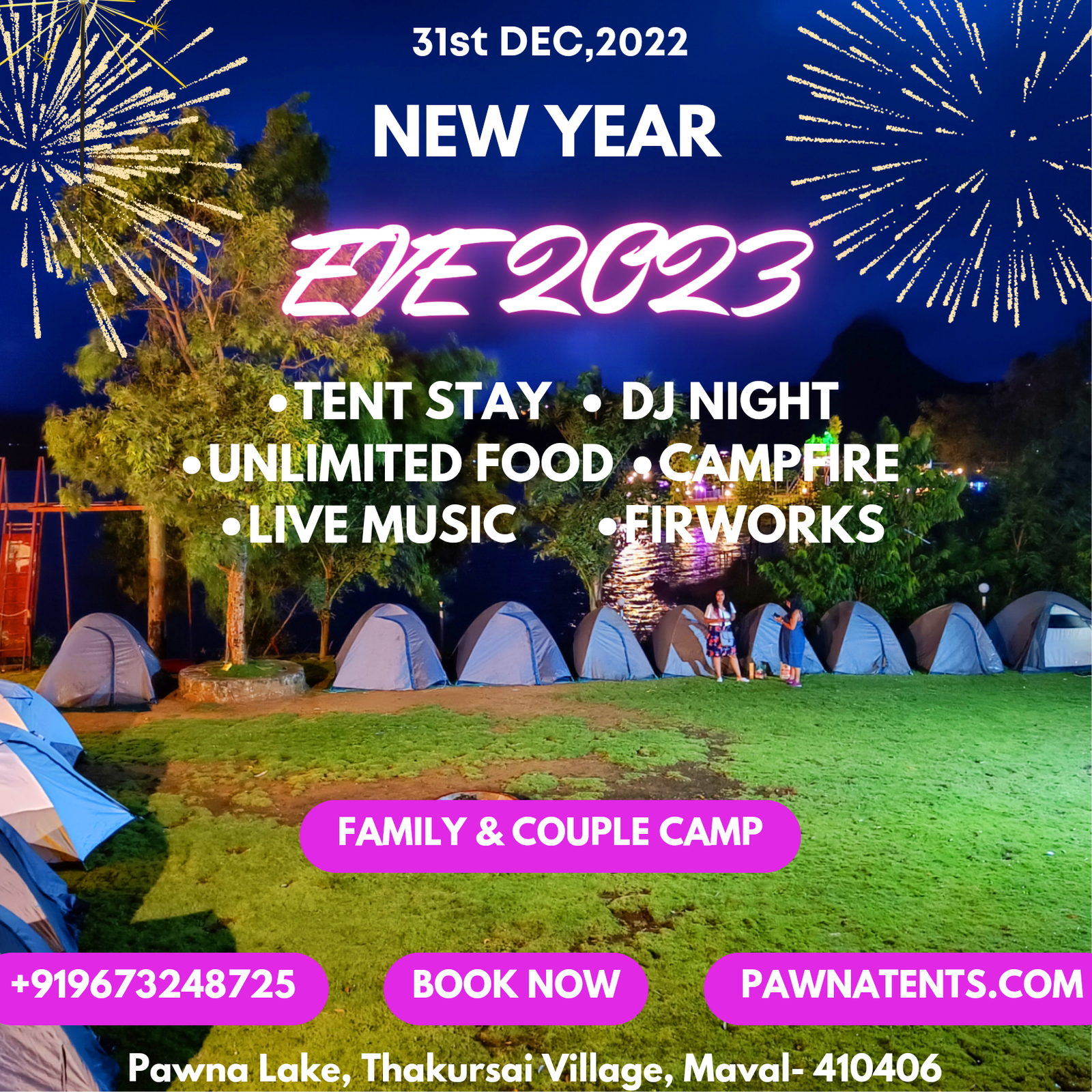 New Year ( Family & Couple Camp )