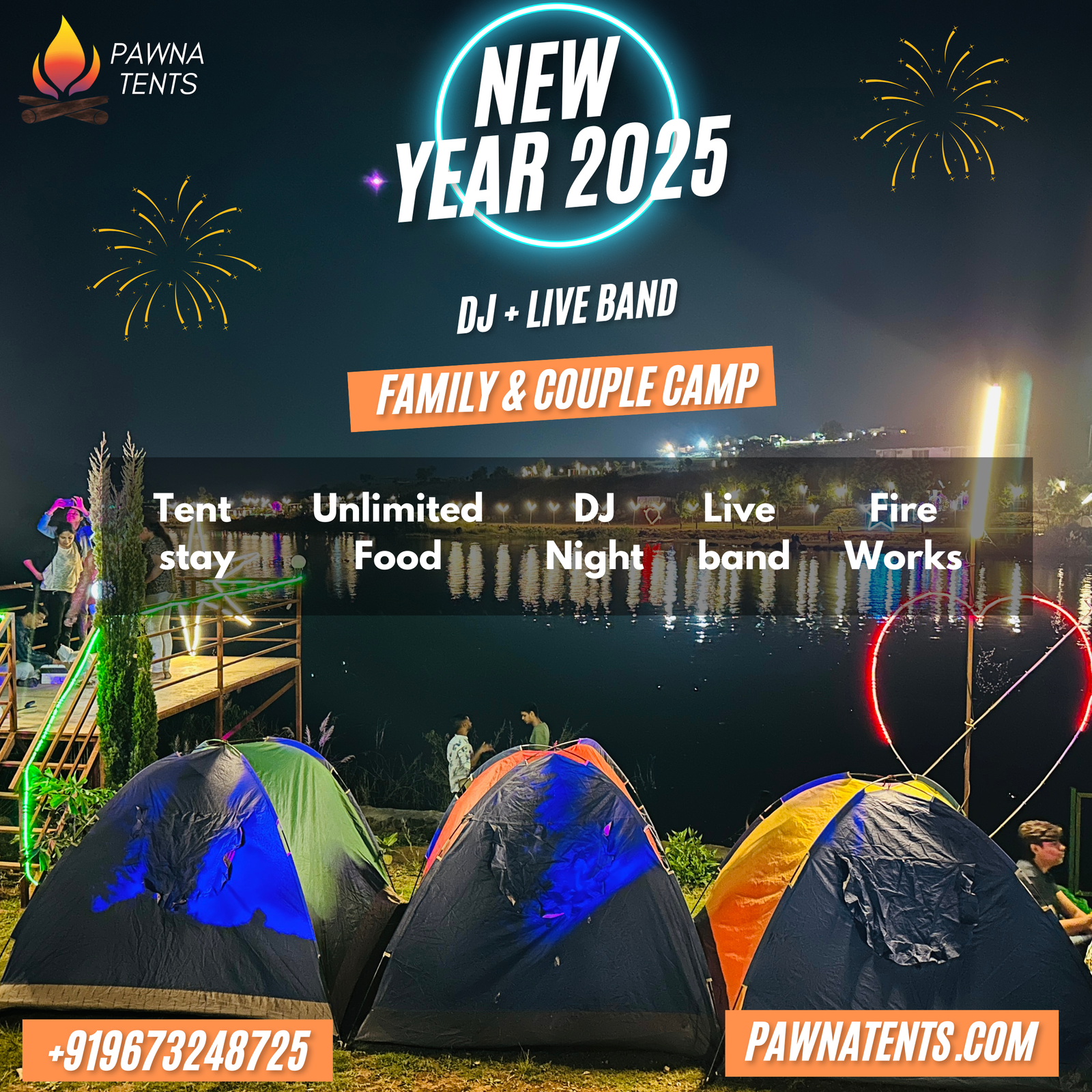 31 DEC 2024 (Friends Camp) DJ Night + Live Music